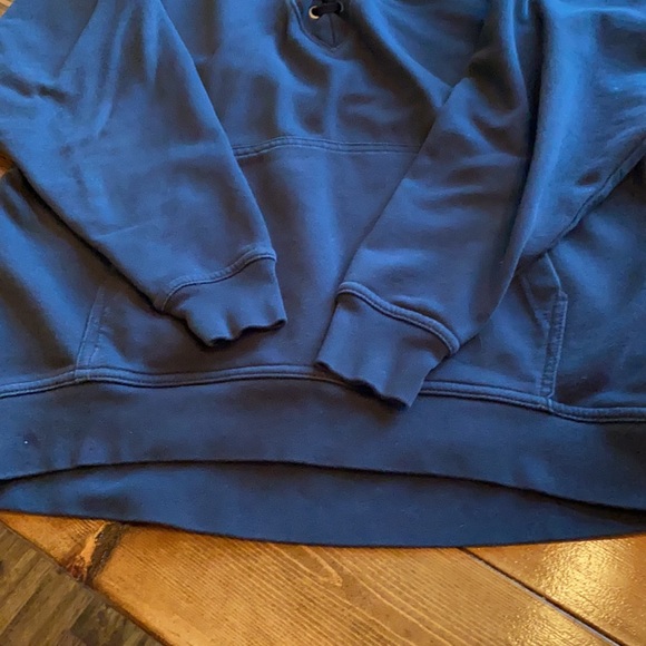 Gently Used Ladies Half Lace-Up Black Nike Hoodie - Picture 4 of 5